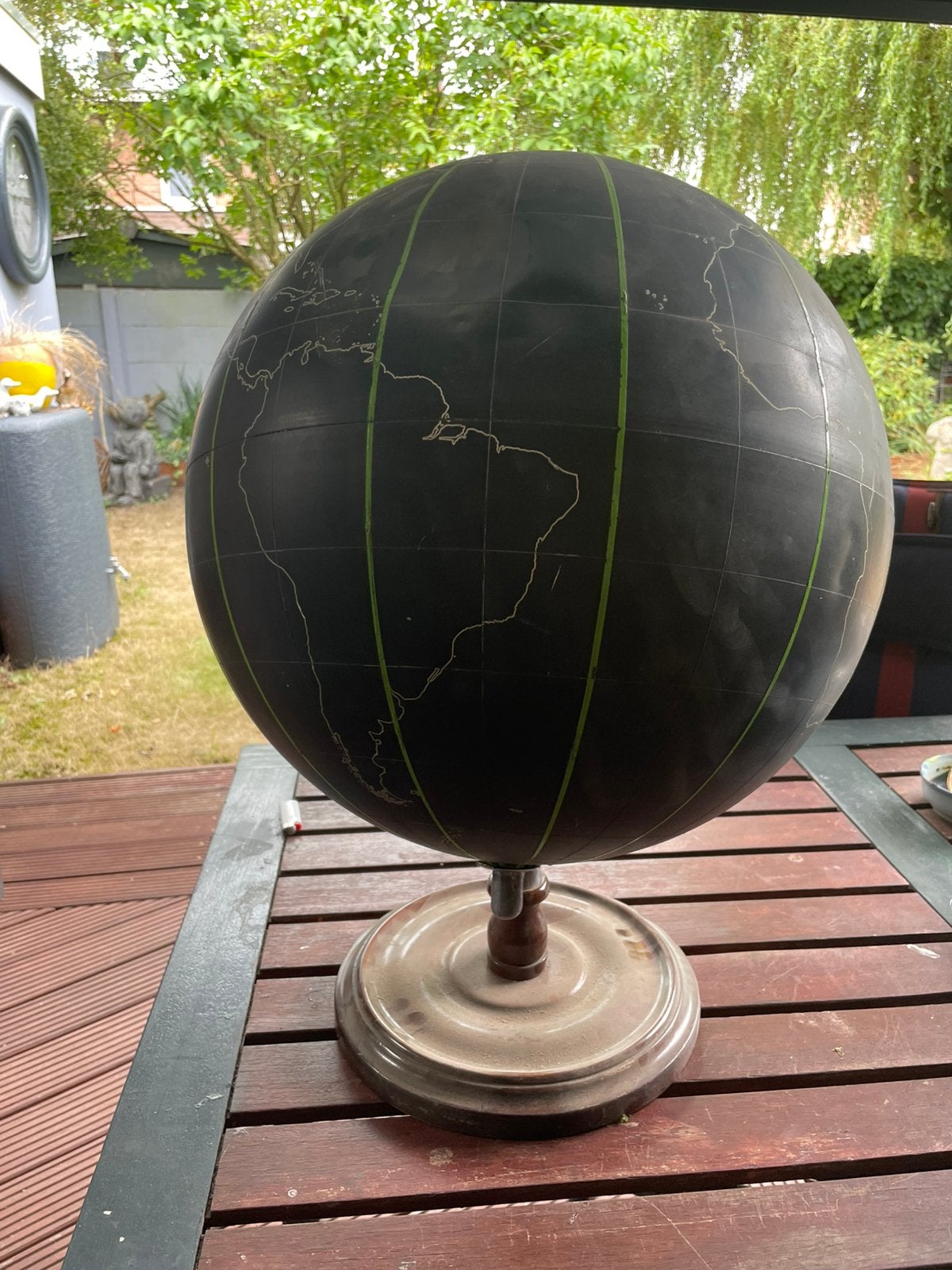 Slate surface globe Philips, Ophalen, Draaibaar, Gebruikt