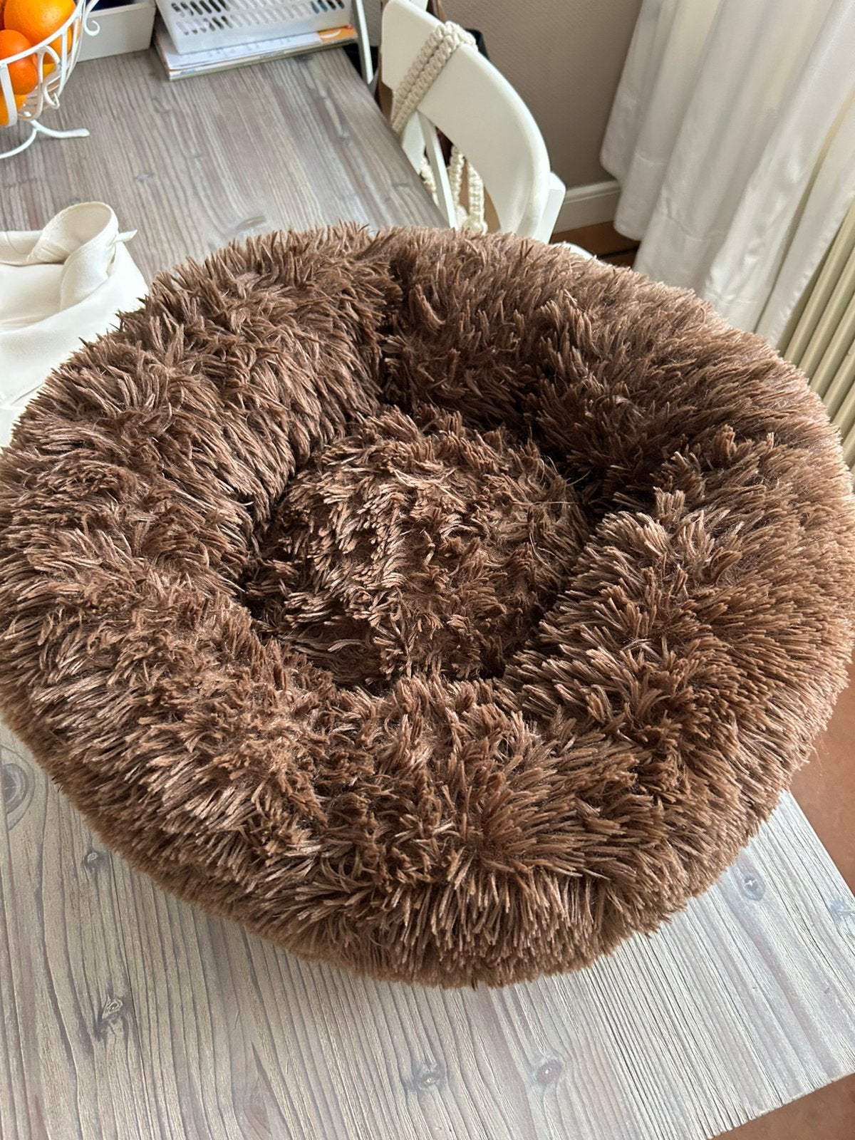Honden fluffymand bruin, Ophalen, Zo goed als nieuw, Pluche