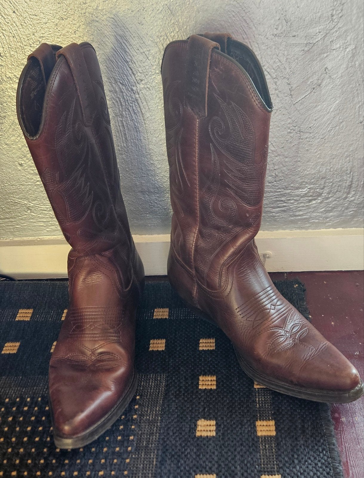 Vintage cowboylaarzen  "El Alamo", Bruin, El alamo, Boots, Ophalen of Verzenden