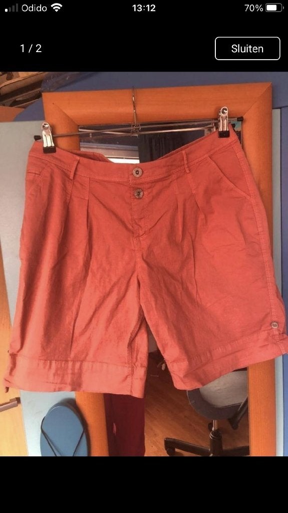 mooie oudroze shorts Charles Vogele 42 nieuw, Kleding | Dames, Charles Vogele, Kort, Verzenden, Maat 42/44 (L)