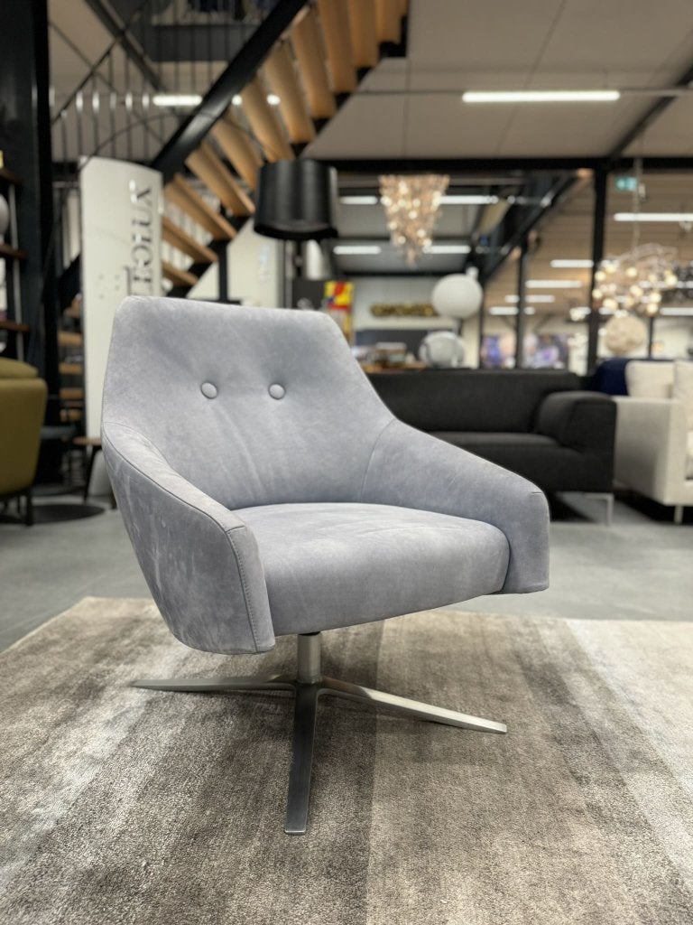 Nieuw Montis Puk Fauteuil leer Design Draai Stoel, Leolux JORI Artifort Gelderland Rolf Benz De Sede, Nieuw, Info@montis.nl, Montis