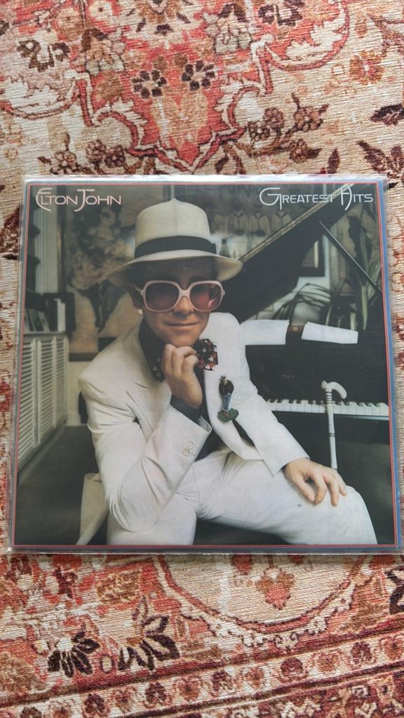LP Elton John – Greatest Hits, Cd's en Dvd's, Gebruikt, Ophalen of Verzenden, 12 inch, Poprock