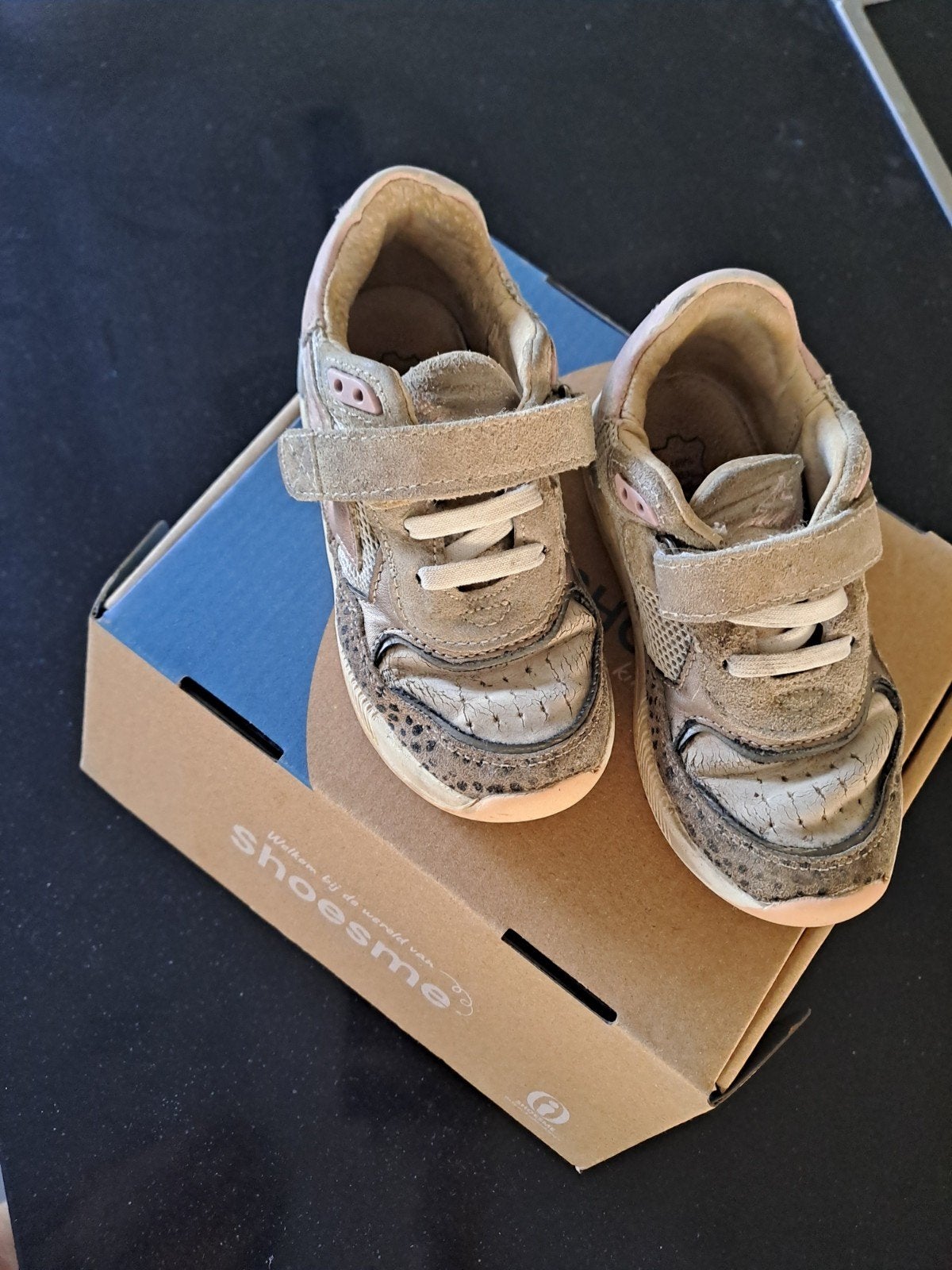 Shoesme sneakers maat 24 - beige animal print, Kinderen en Baby's, Babykleding | Schoentjes en Sokjes, Meisje, Ophalen of Verzenden