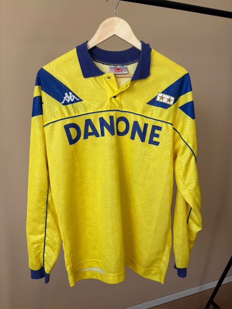 Juventus 1992/93 Uitshirt – Nummer 10 Lange Mouwen – Maat L, Maat L, Ophalen of Verzenden, Zo goed als nieuw, Shirt