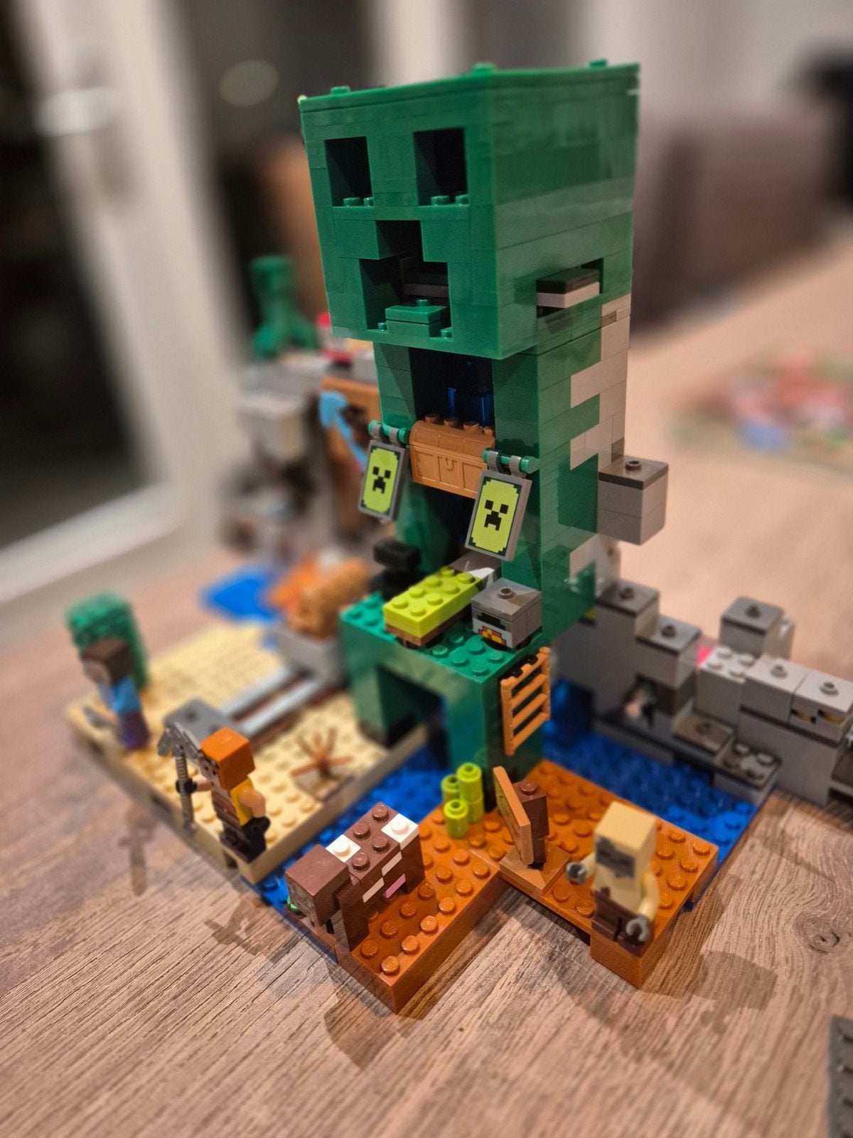 Lego 21155 Minecraft Creepermijn - Compleet met boekjes, Ophalen of Verzenden, Zo goed als nieuw