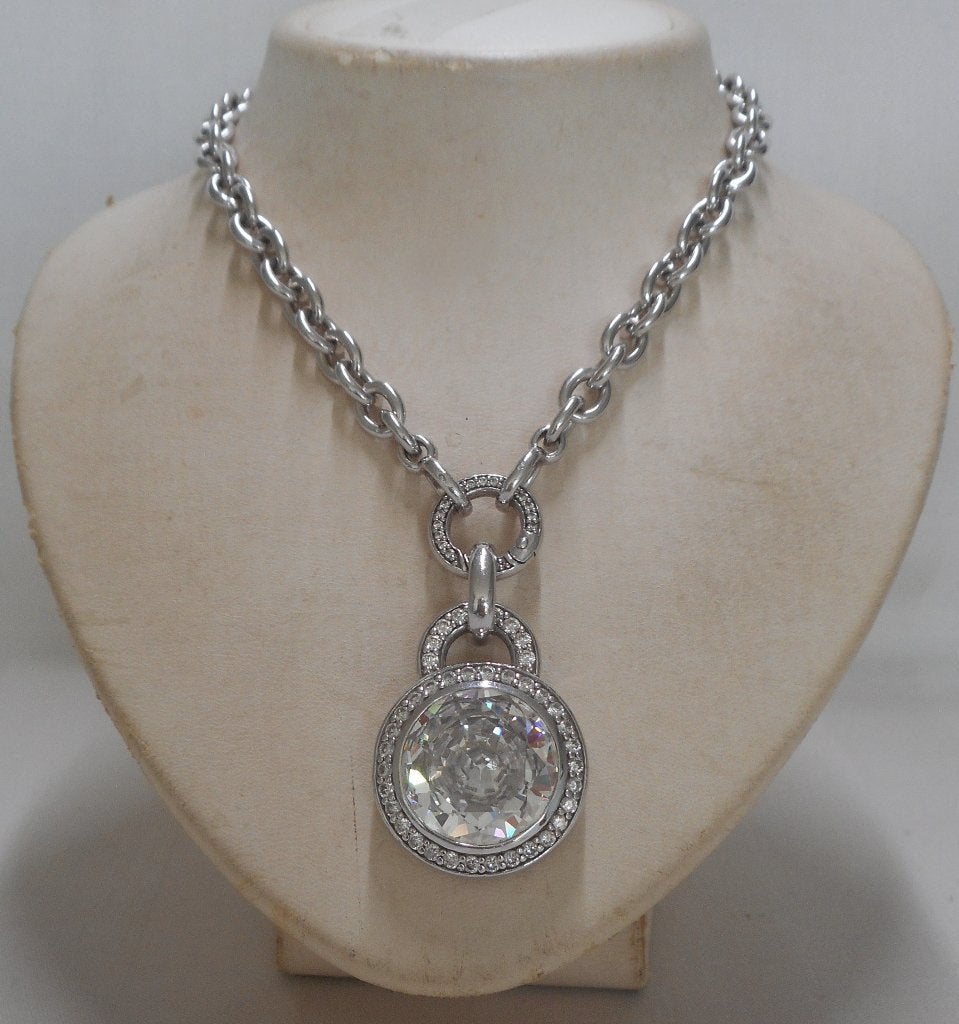 Prachtig zilveren Ti Sento collier met hanger en Clip nr.259