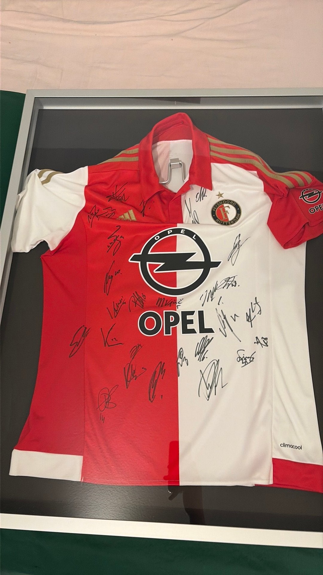 Gesigneerd Feyenoord t-shirt, Ophalen, Zo goed als nieuw, Shirt