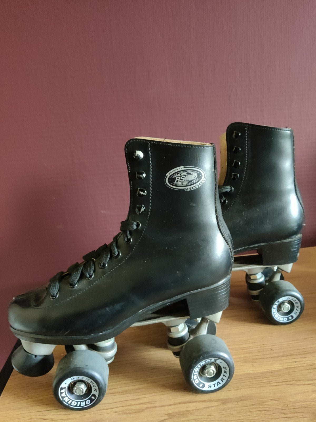Zwarte Roller Skates RSI - Maat 39, Sport en Fitness, Dames, Overige typen, Zo goed als nieuw, Ophalen