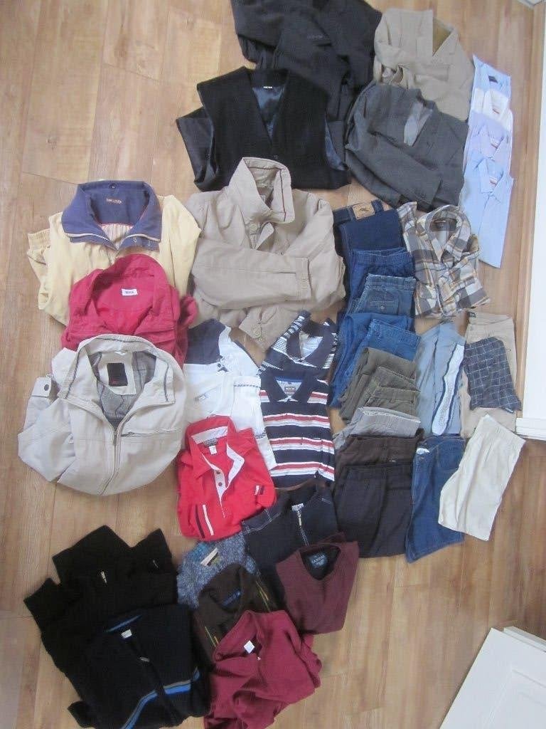 Groot pakket gedragen herenkleding maat XXL, Overige typen, Overige kleuren, Bekende merken, Ophalen of Verzenden