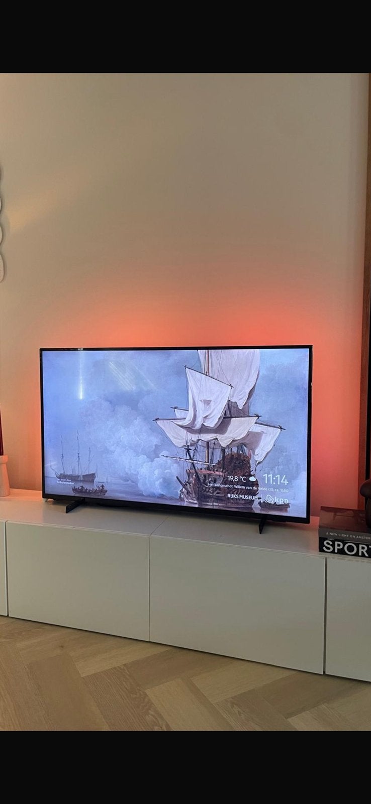Philips 50" 4K Ambilight Smart TV, Audio, Tv en Foto, Televisies, Ophalen, Philips, 50 Hz, 100 cm of meer