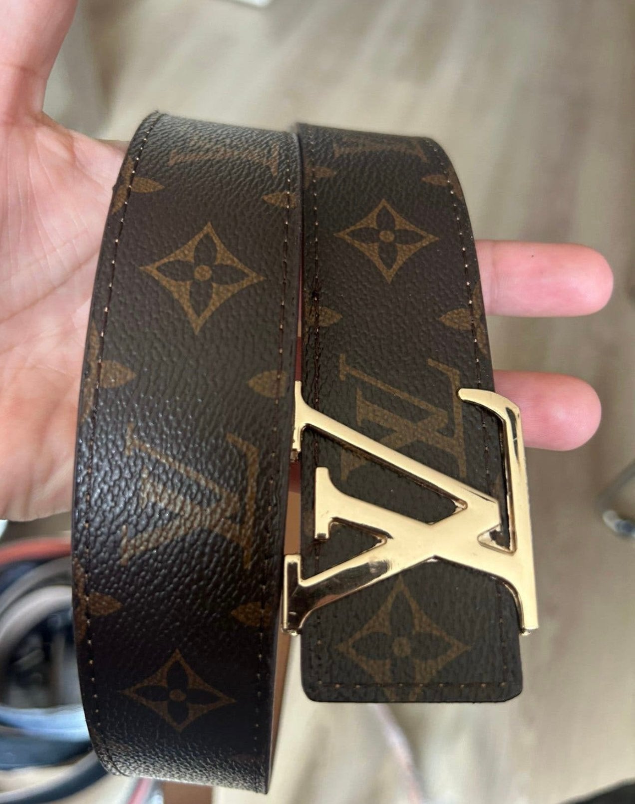 Louis Vuitton riem, Ophalen of Verzenden, Nieuw, Zwart, 105 tot 115 cm