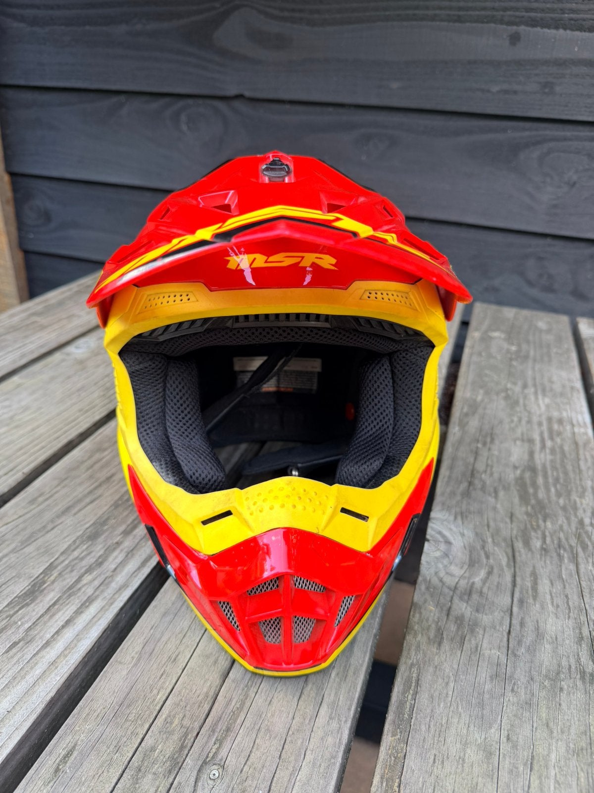 MSR Kinder Crosshelm Maat YL 51-52cm, Motoren, Overige merken, XXS, Kinderen, Offroadhelm