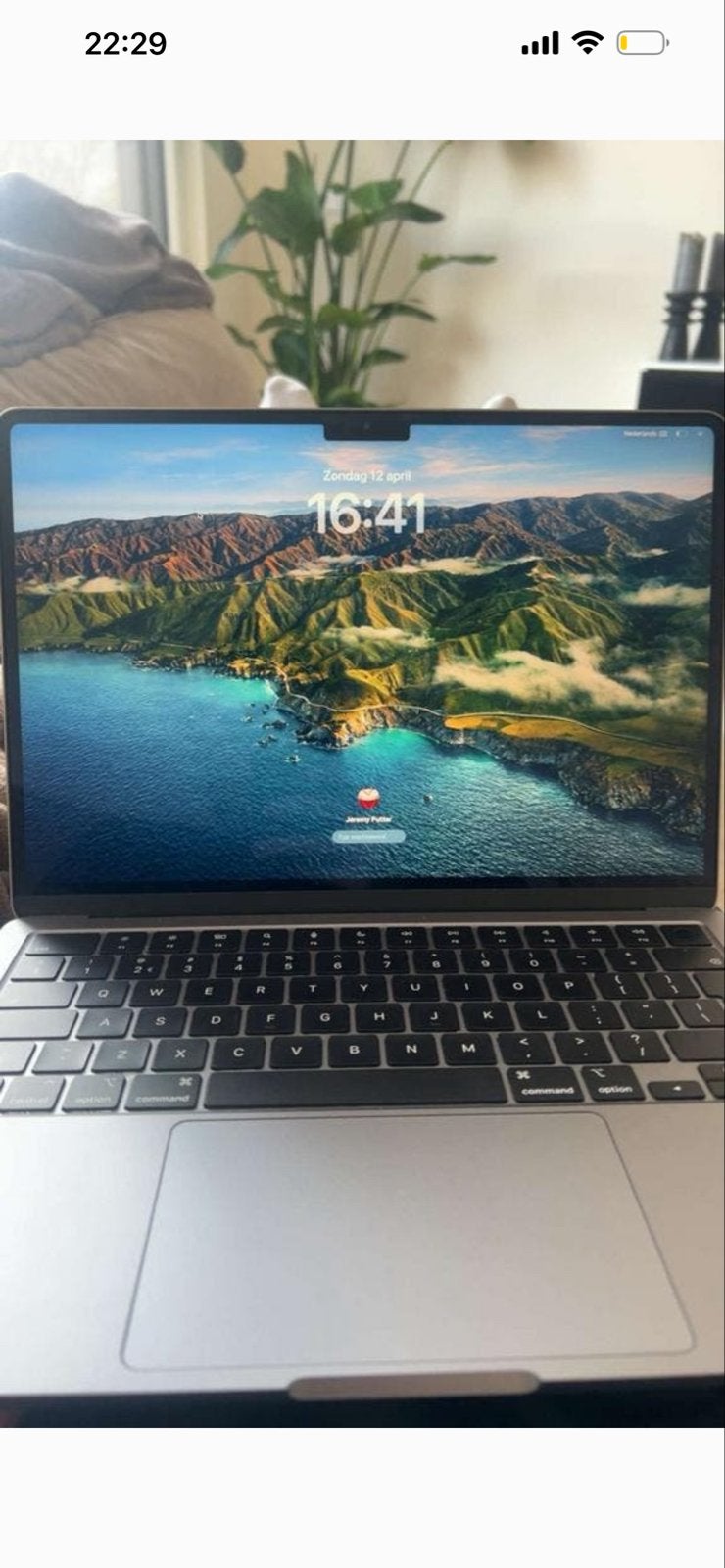 MacBook Air M2 2022 - 13.6 inch, 16GB RAM, 256GB SSD, Computers en Software, Apple Macbooks, Ophalen, 256 GB, Qwerty, 8 GB