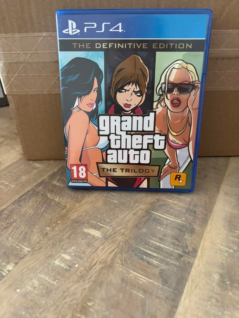 Gta trilogy, Spelcomputers en Games, Games | Sony PlayStation 4, Avontuur en Actie, Vanaf 18 jaar, 1 speler, Ophalen of Verzenden