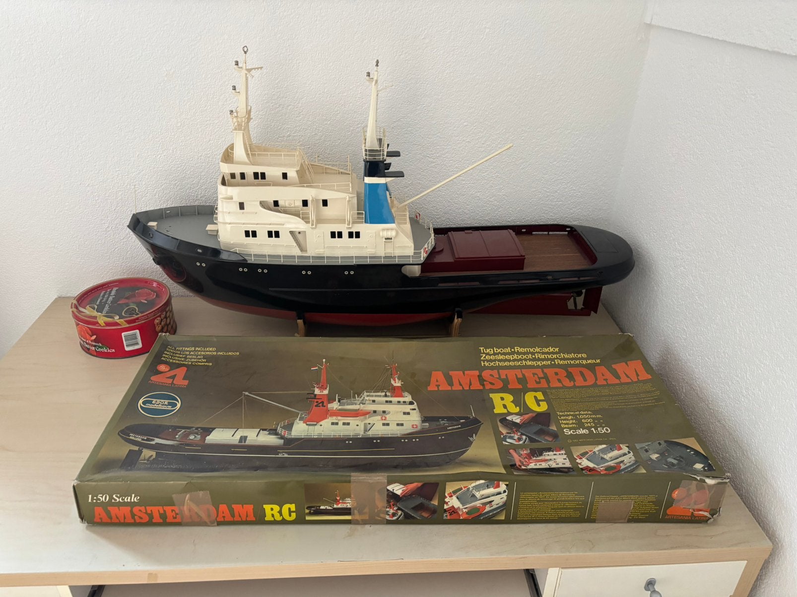 Sleepboot Amsterdam, Ophalen, Groter dan 1:32