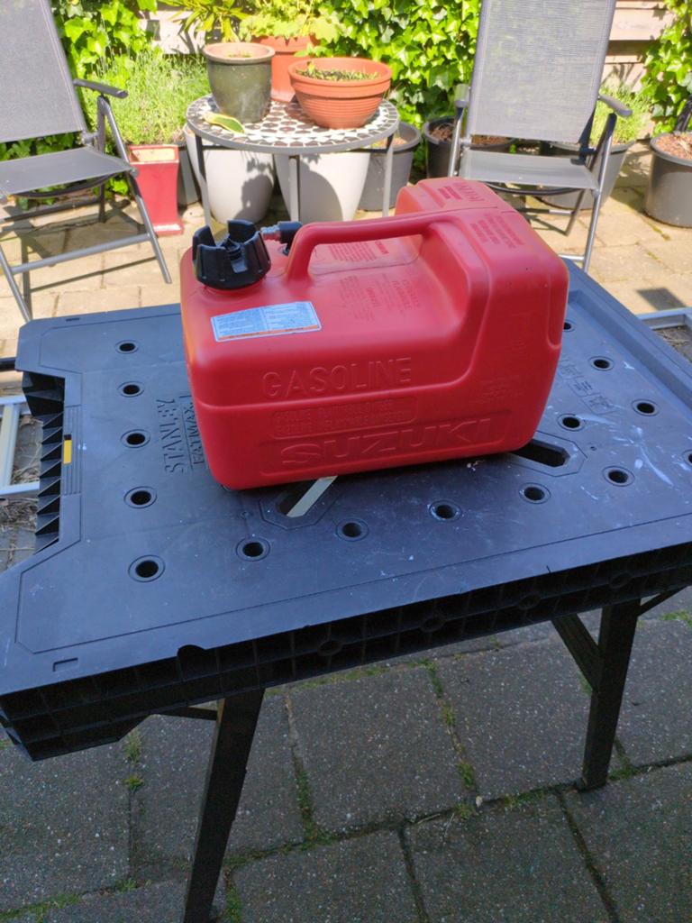 Suzuki Benzinetank 10L - Gebruikt, met Aspen 4T, Ophalen, Gebruikt, Motor en Techniek
