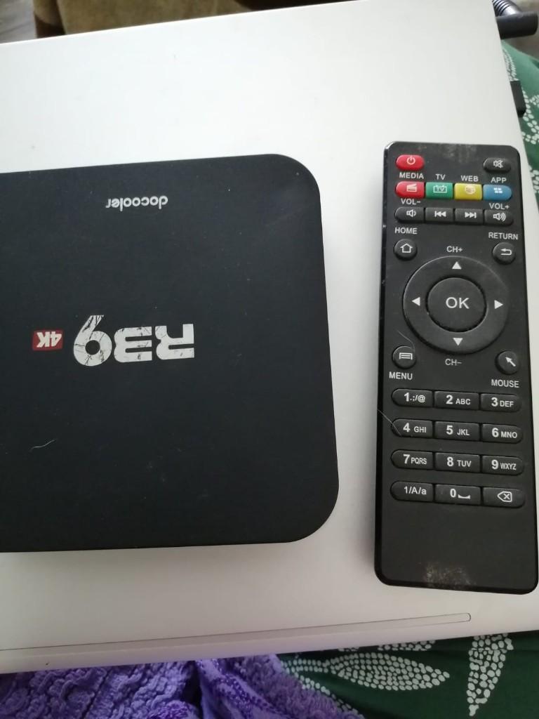 Docooler R39 Smart Android TV Box, Ophalen of Verzenden, Zo goed als nieuw, Decoder