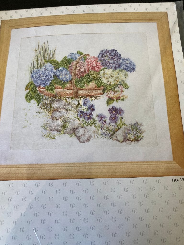 BORDUURPAKKET THEA GOUVERNEUR HORTENSIA GEMENGD, Verzenden, Nieuw, Handborduren, Borduurpakket