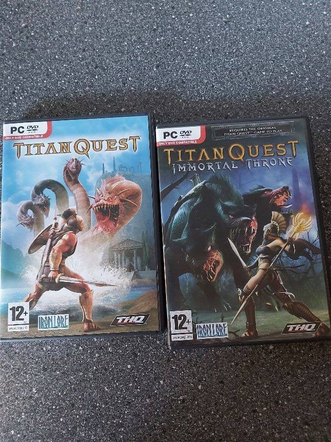 TITAN QUEST & TITAN QUEST - IMMORTAL THRONE (DVD-ROM), Avontuur en Actie, 1 speler, Ophalen of Verzenden, Zo goed als nieuw