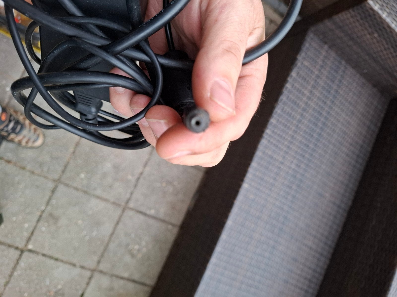 Rih oplader, Ophalen