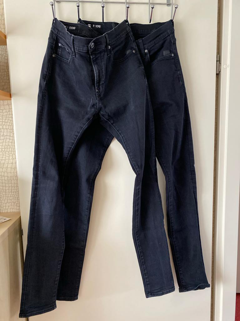 2x GStar width 31 - length 36 gebruikt doch goed, Ophalen of Verzenden, Gedragen, Overige maten, Zwart