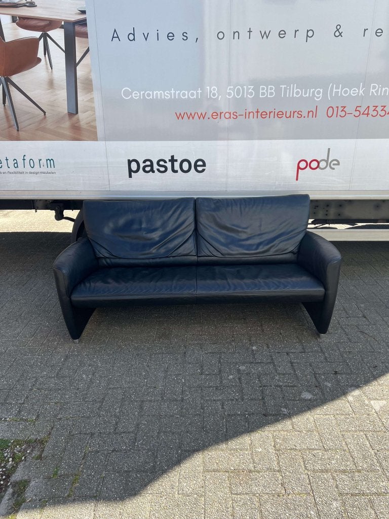 !inruil! - Jori - Angel - zwart leder - bankstel, Gebruikt, Jori, 150 tot 200 cm, Niet ingevuld