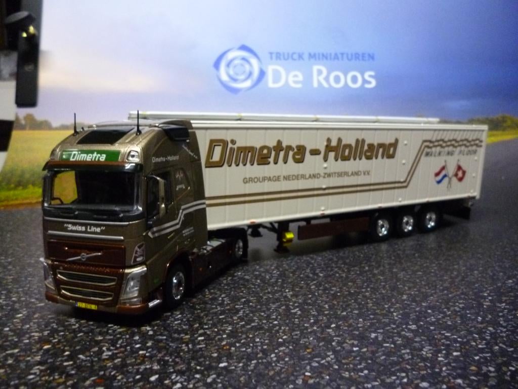 Tekno Volvo FH4 Dimetra, Ophalen of Verzenden, Nieuw, Bus of Vrachtwagen, Tekno