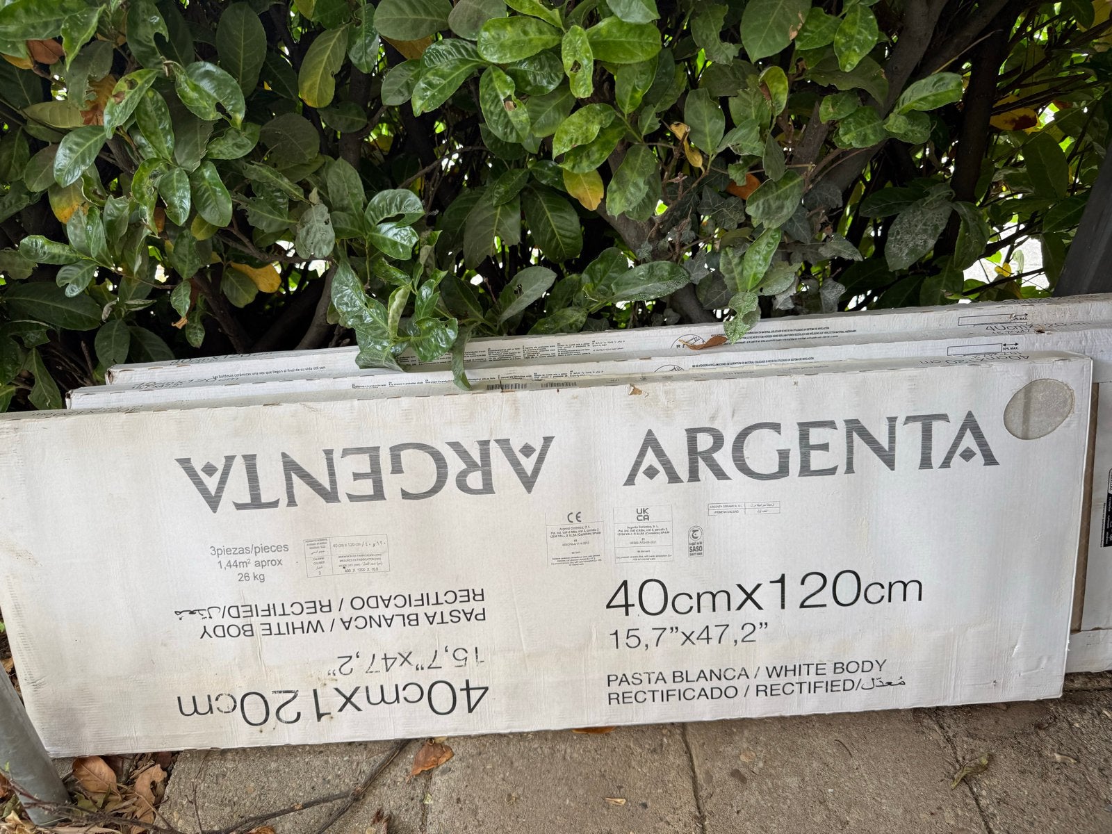Argenta Wandtegels 40x120 cm - Nieuw in doos, Ophalen, 60 cm of meer, Nieuw, 5 tot 10 m²