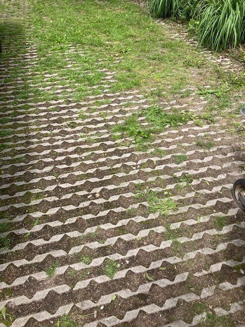 Grasbeton ca. 70 m2, Tuin en Terras, Ophalen, Gebruikt, Overige typen, 10 m² of meer