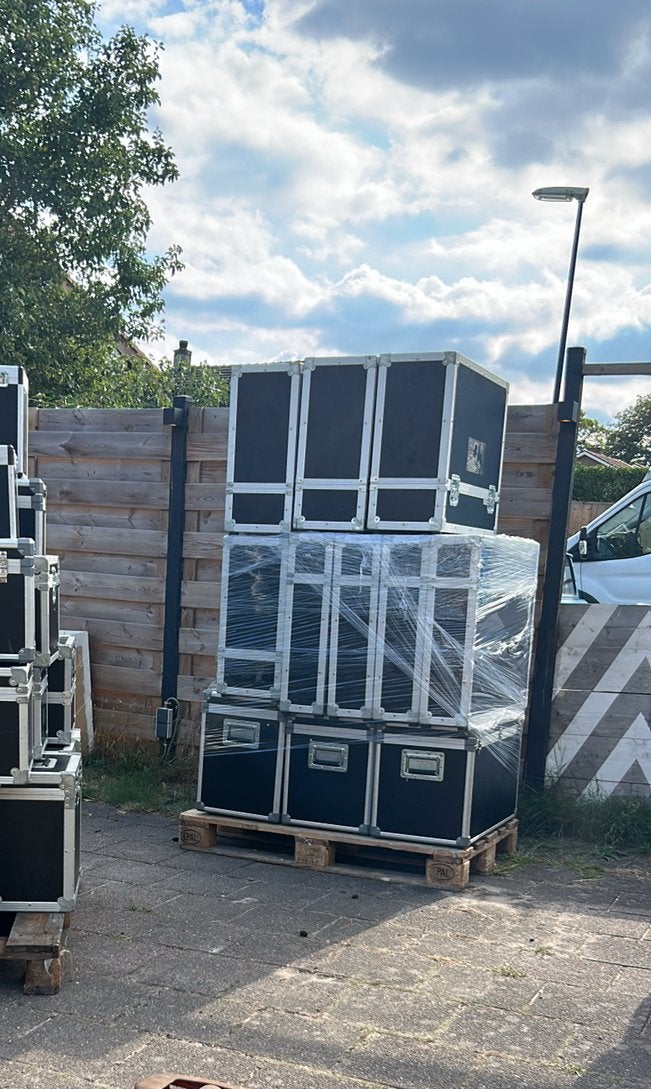 18 x flightcase en koffers. €200,-, Ophalen, Zo goed als nieuw, Overige instrumenten, Flightcase