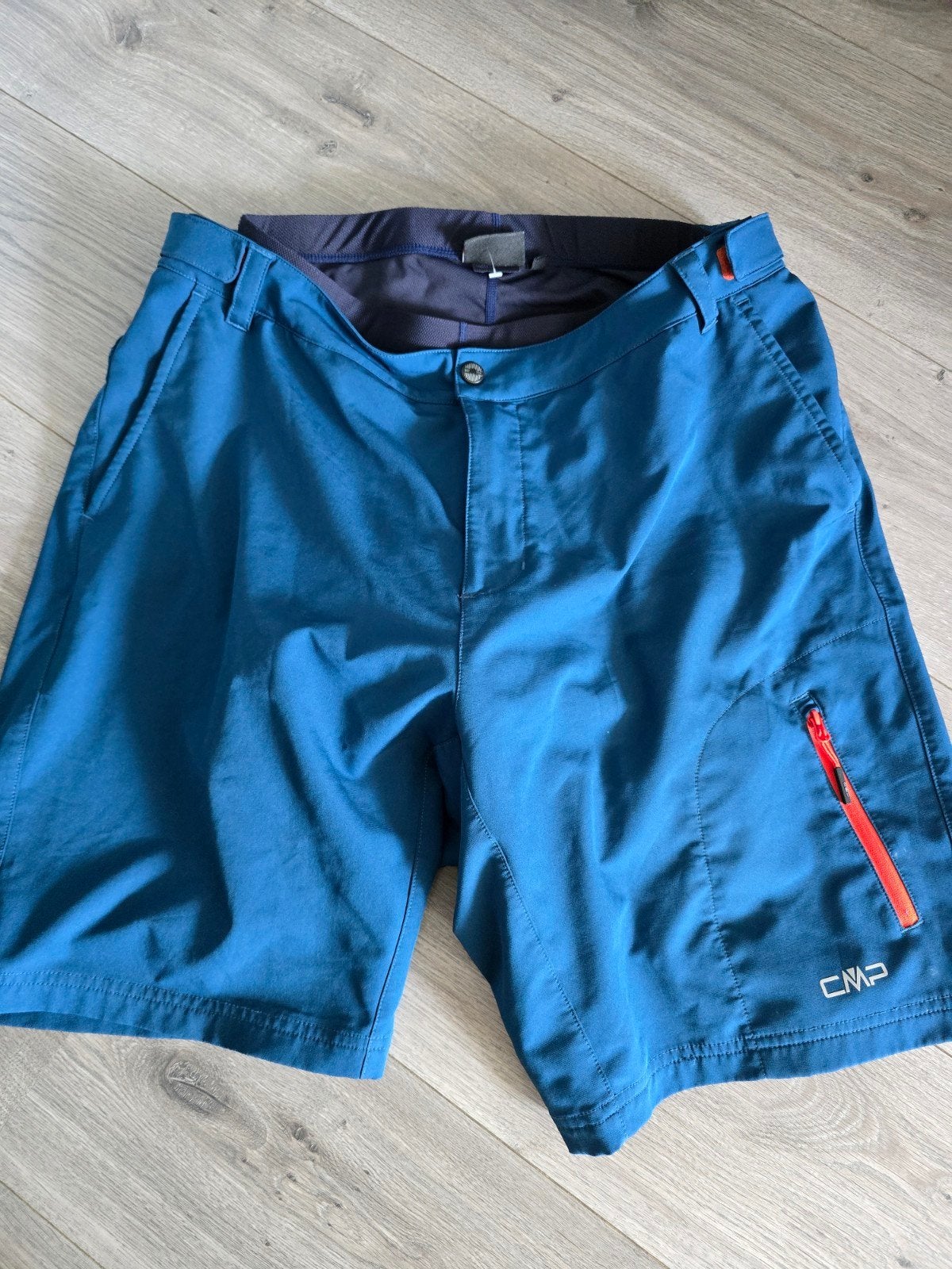Blauw heren CMP fietsbroek, maat 52, Nieuw (JM6), Ophalen of Verzenden, Nieuw, Maat 52/54 (L), Blauw