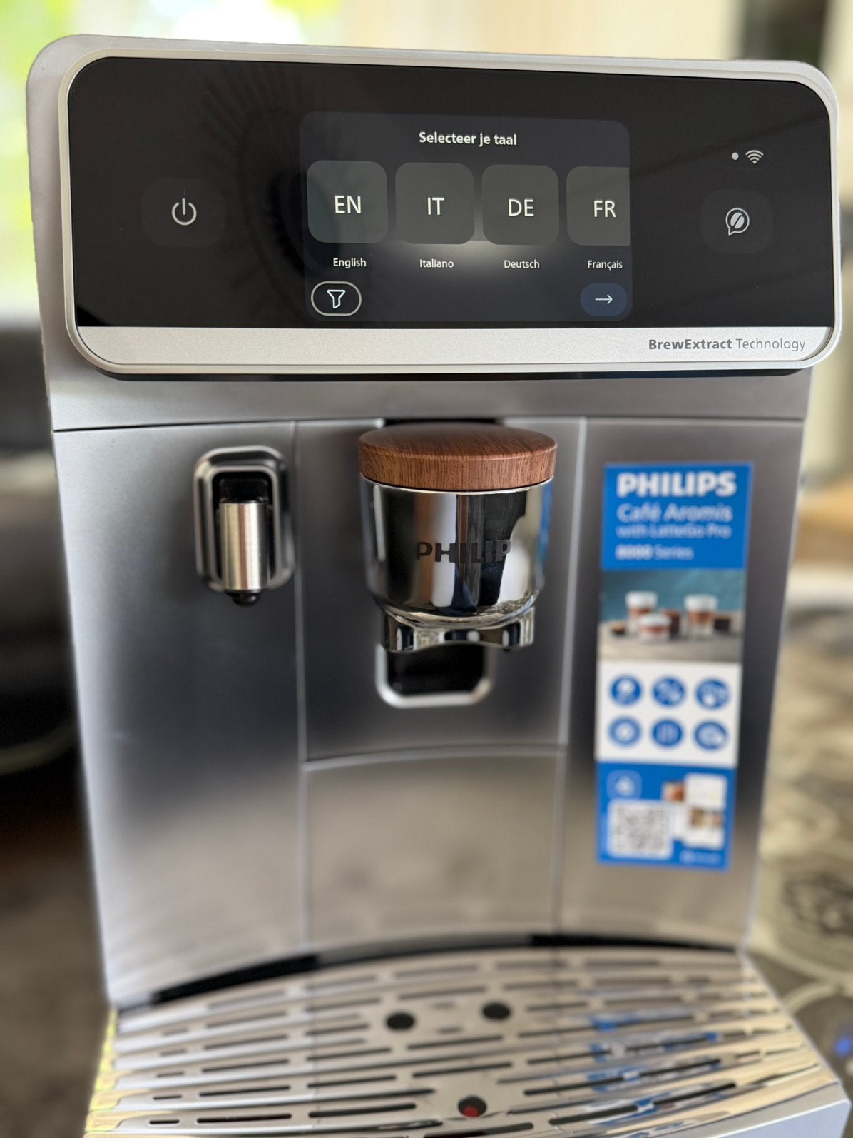 EP8757/20 Café Aromis 8000-serie Philips  espressomachine, Afneembaar waterreservoir, Espresso apparaat, 10 kopjes of meer, Nieuw