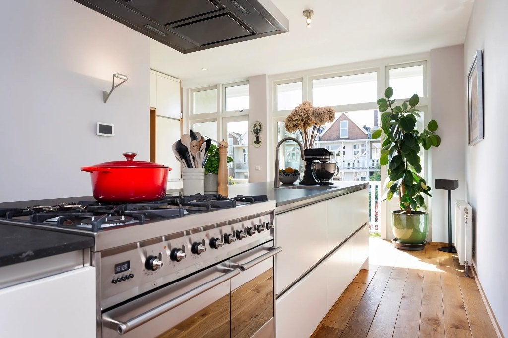 keuken kookeiland, Huis en Inrichting, Ophalen, Gebruikt, Greeploos, Wit