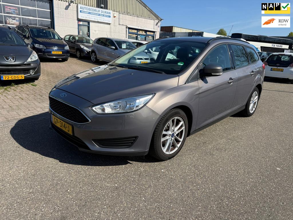 Ford Focus Wagon 1.0 Trend Edition Clima Bj:2015 NAP!, 101 pk, Gebruikt, Euro 6, Bruin