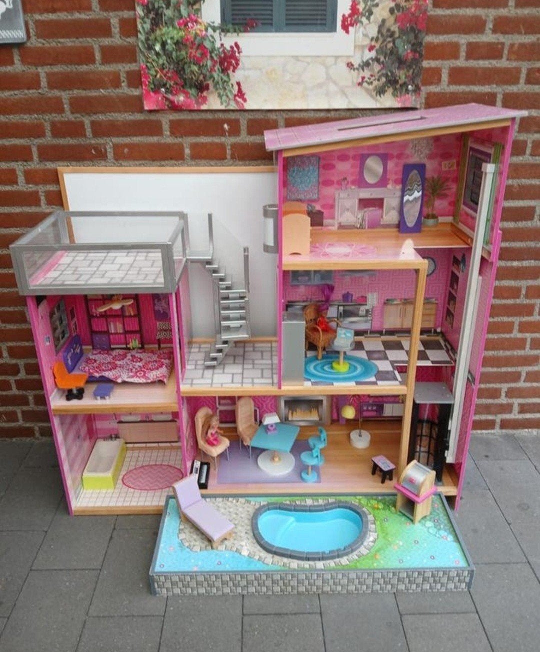 poppen huis, Kinderen en Baby's, Speelgoed | Poppenhuizen, Ophalen, Poppenhuis