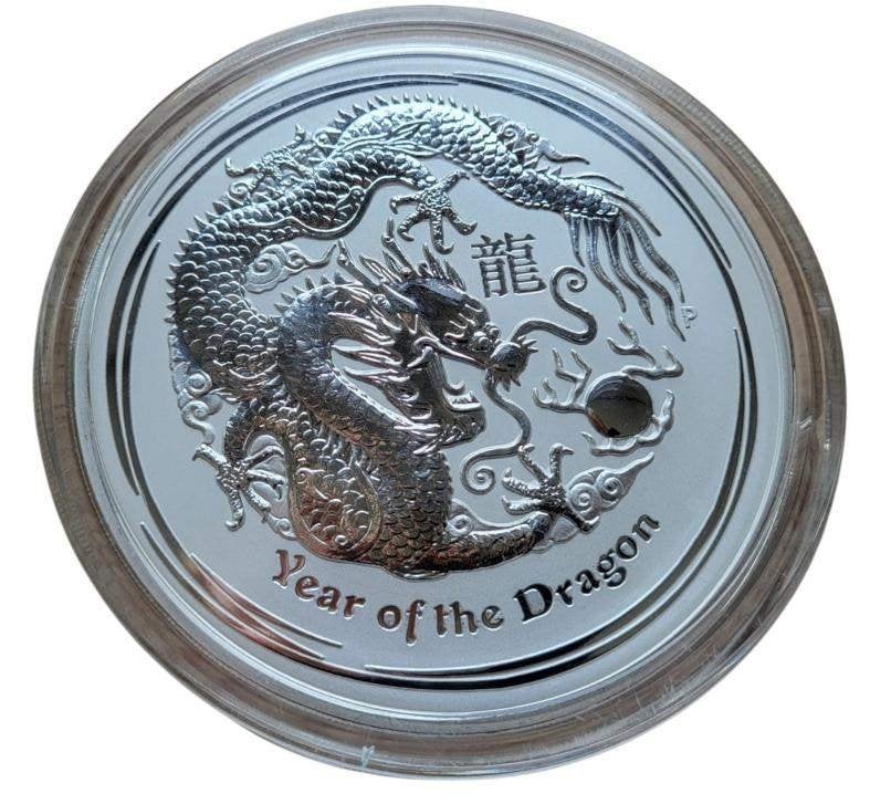 Australië 1 kilo zilver Year of the dragon 2012, Ophalen of Verzenden, Zilver