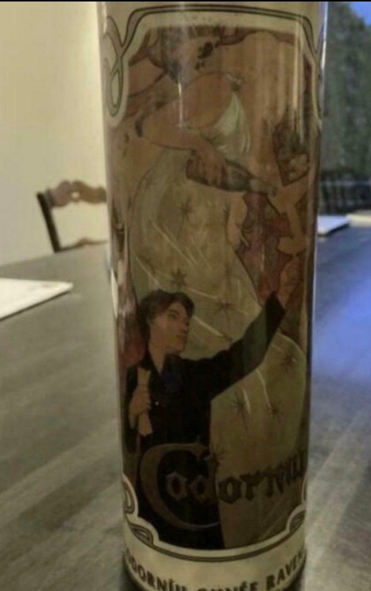 Codorniu cuvée raventos blik jugendstil, Ophalen of Verzenden, Gebruikt