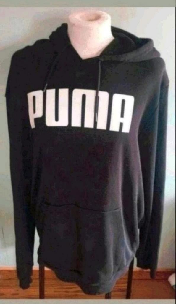 Puma zwart hoodie, Zwart, Ophalen of Verzenden, Zo goed als nieuw, Puma