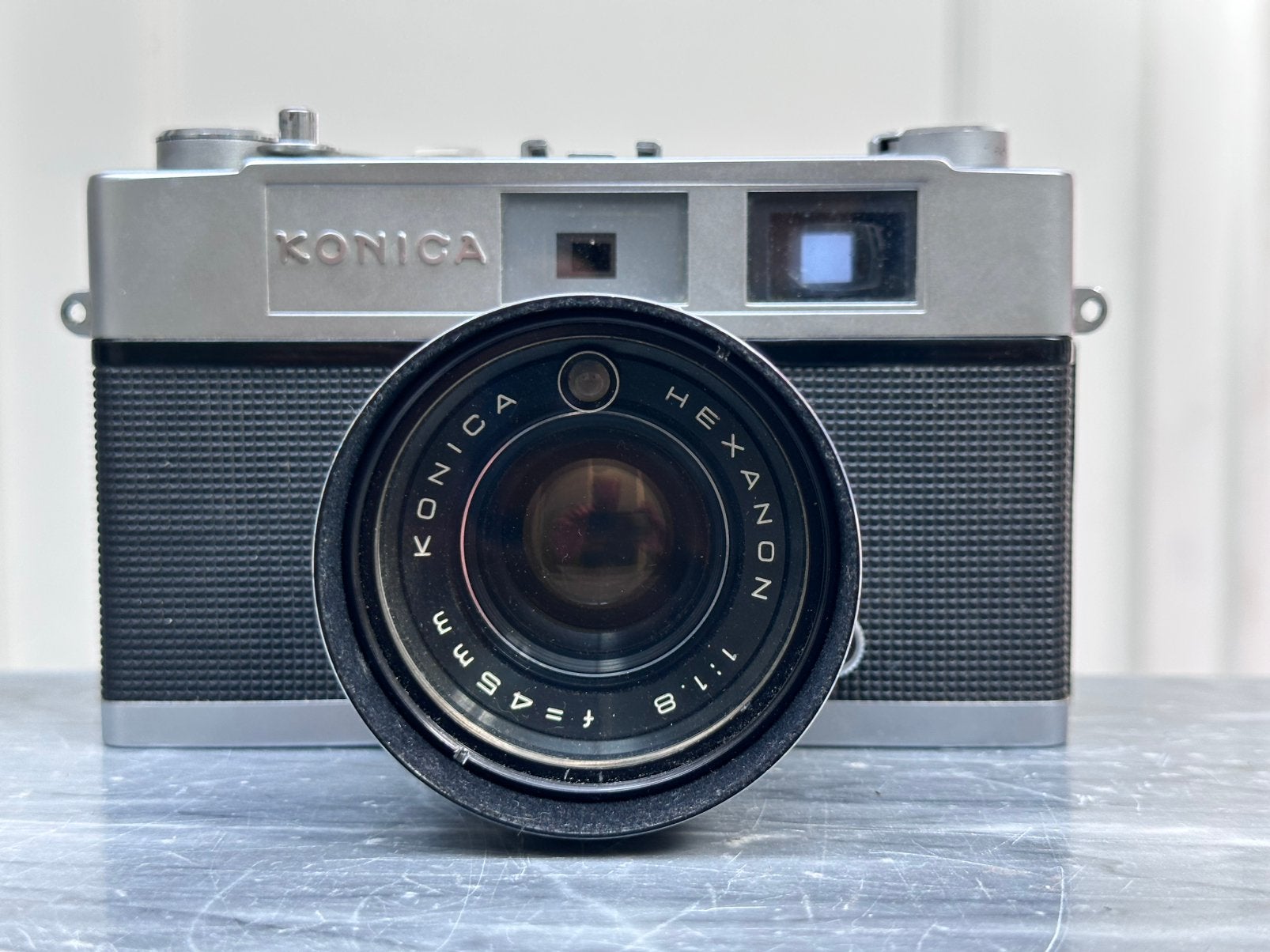 Konica auto S2 rangefinder camera, Audio, Tv en Foto, Fotocamera's Analoog, Ophalen of Verzenden, Gebruikt, Compact, Konica