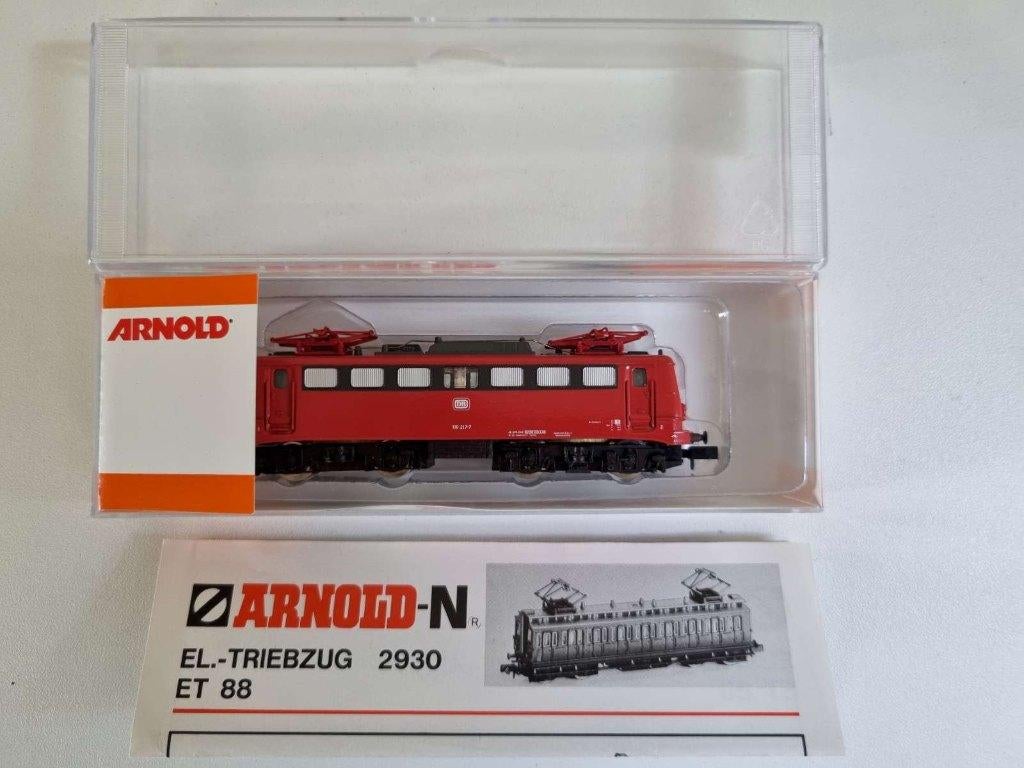 Arnold 2314 - Elektrische lok BR 110 217-7 van de DB, Hobby en Vrije tijd, Arnold, Ophalen of Verzenden, Zo goed als nieuw, Gelijkstroom