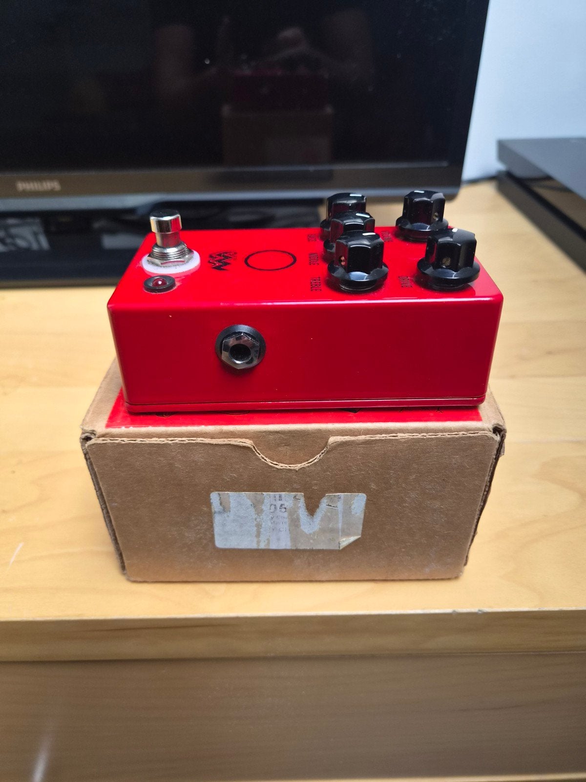 JHS Angry Charlie V3 Distortion Pedaal, Ophalen of Verzenden, Zo goed als nieuw, Distortion, Overdrive of Fuzz