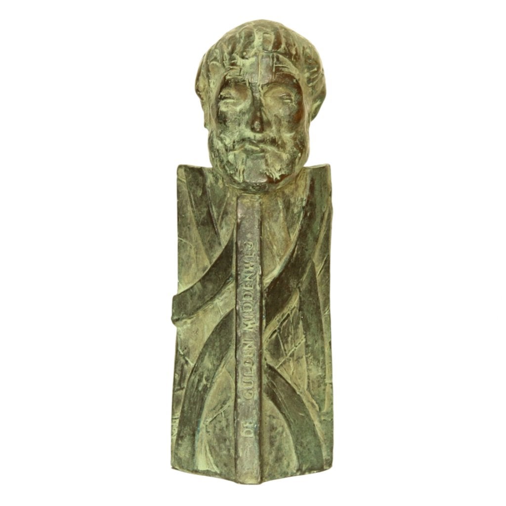 BRONZEN BEELD Eric Claus GRIEKSE FILOSOOF ARISTOTELES, Ophalen of Verzenden, Brons, Beeld