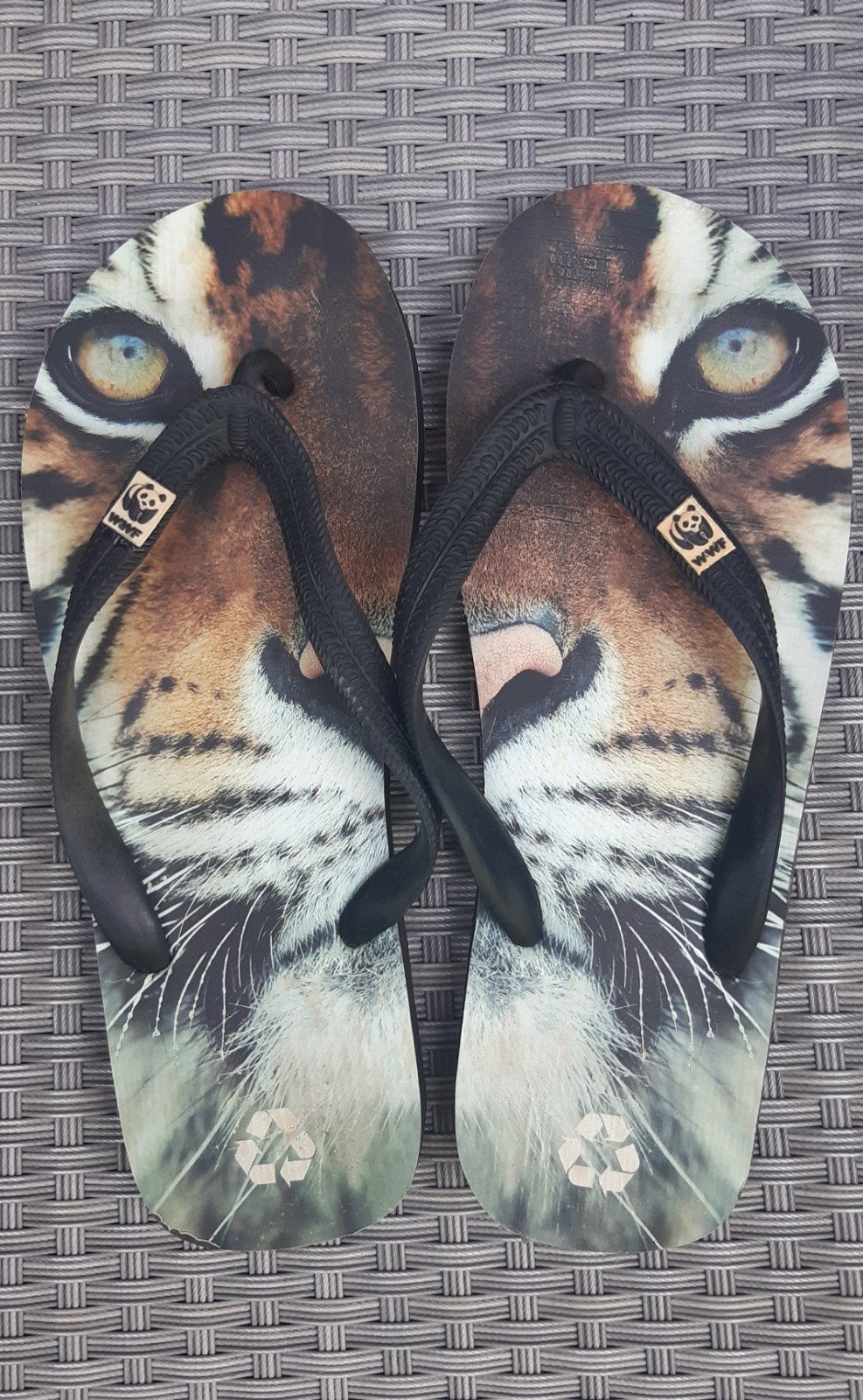 Nieuwe Catwalx Tijger Slippers van Wwf maat 12 is 28cm lang., Ophalen of Verzenden