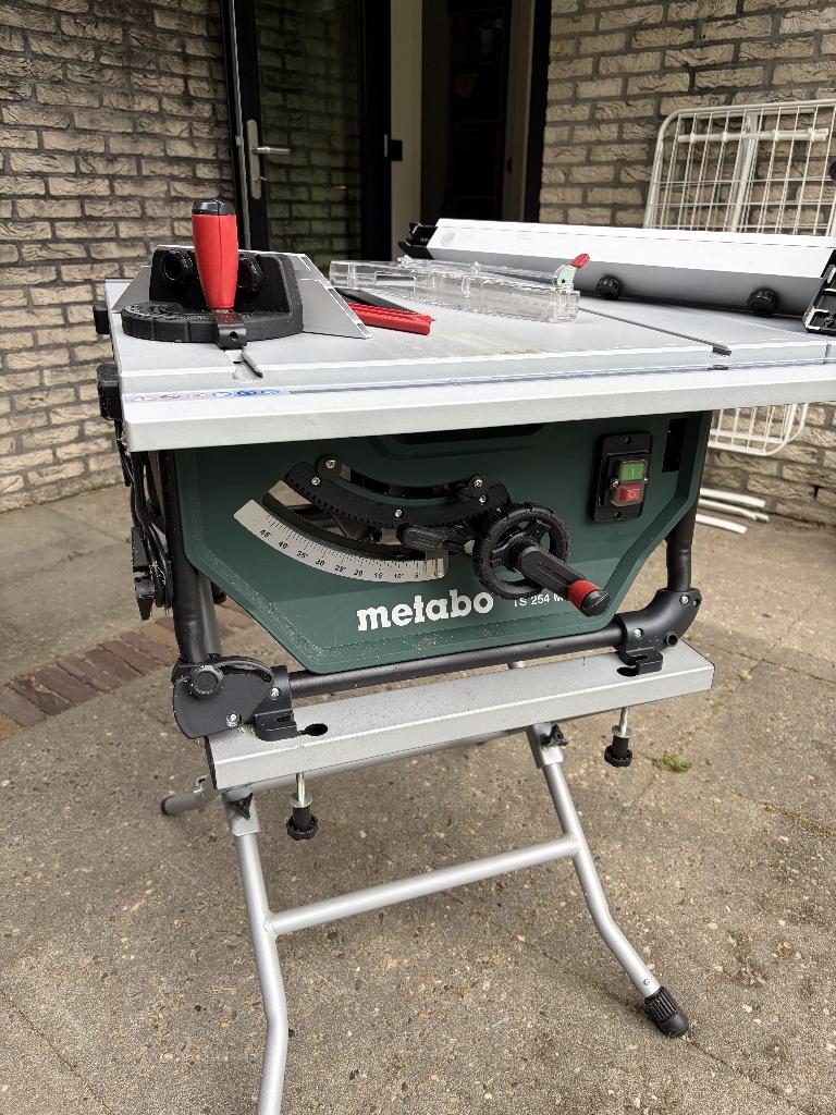 Zaagtafel Metabo TS 254 M met onderstel, Doe-het-zelf en Verbouw, Gereedschap | Zaagmachines, Ophalen, 70 mm of meer, Overige typen