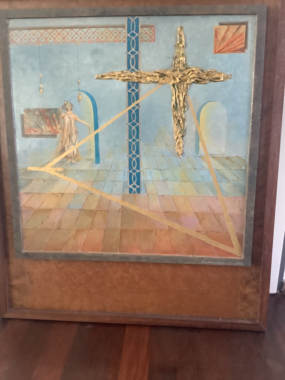 Mooi schilderij van J.G van der Velden, Antiek en Kunst, Ophalen of Verzenden