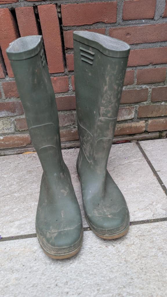 Groene rubberen laarzen - Maat 43, Ophalen, Laarzen