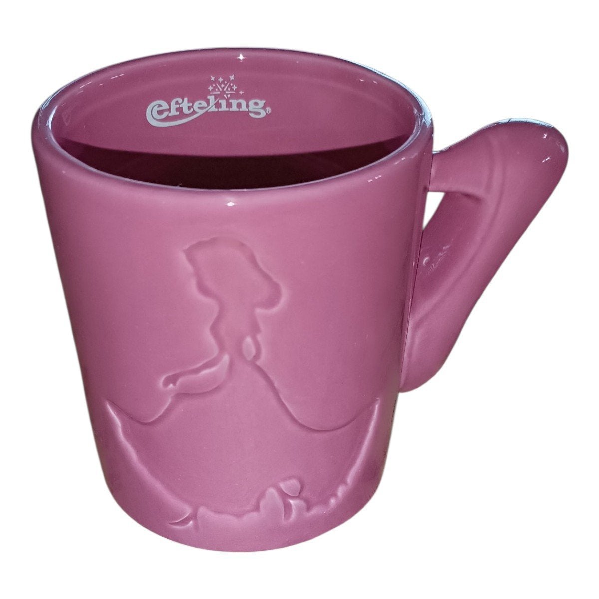 Originele Efteling Reliëf Mok (Assepoester / Sprookjesbos, Ophalen of Verzenden, Zo goed als nieuw, Gebruiksvoorwerp