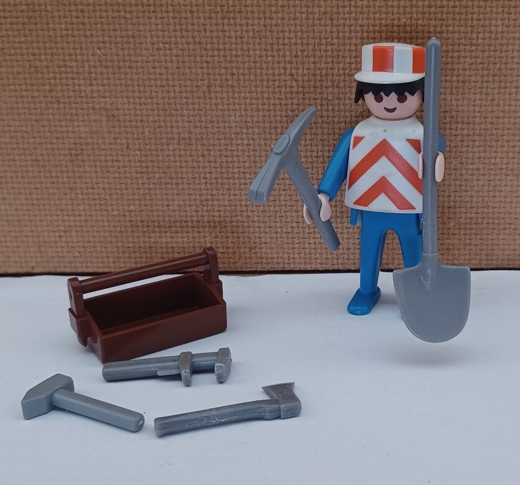 playmobil vintage werkman, Ophalen of Verzenden, Gebruikt, Complete set