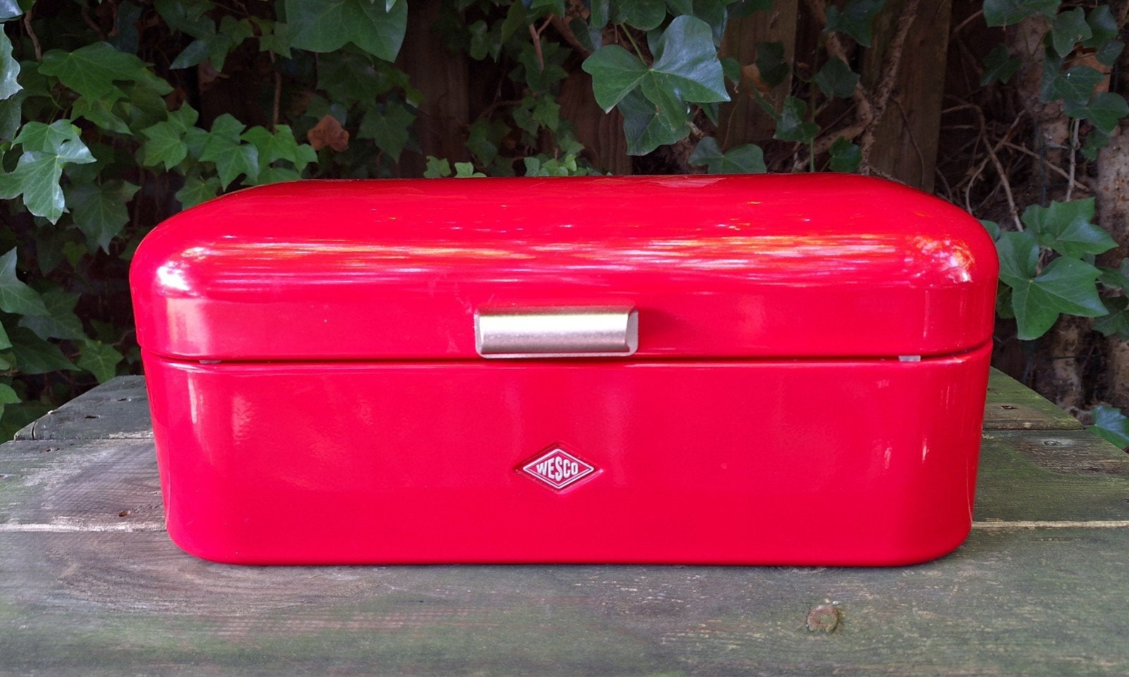 Wesco broodtrommel, type Grandy, kleur rood, zgan., Huis en Inrichting, Keuken | Keukenbenodigdheden, Ophalen of Verzenden, Zo goed als nieuw