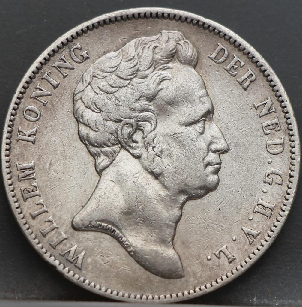 Nette 1 gulden 1840 Willem 1, Postzegels en Munten, 1 gulden, Verzenden, Zilver, Koning Willem I